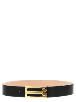 Victoria Beckham Jumbo Belts Black