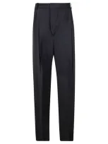 Victoria Beckham Wide Leg Trouser In Black