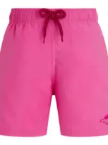 Vilebrequin Kids' Rascasses Aquareactive Swim Shorts In Laurier Rose