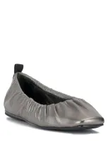 Vince Camuto Women's Verline Ballet Flats In Pewter Metallic