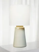 Visual Comfort Studio Vessel Table Lamp By Barbara Barry In Shellish Grey