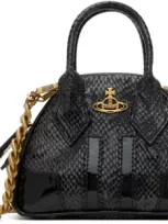 Vivienne Westwood Black Mini Yasmine Chain Bag