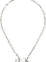 Vivienne Westwood Silver Imogene Necklace In Gray