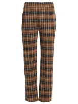 Wales Bonner 'samuel Trackpants' Trousers Featuring Checked Pattern In Multicolor