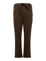 White Sand Trousers In Brown