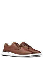 Wolf & Shepherd Crossover Plain Toe Derby In Brown