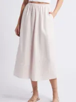 Xirena Xírena Loretta Linen Midi Skirt In Day Lily