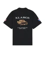 Xlarge Old Pick Up Truck Short Sleeve Work Shirt In 黑色