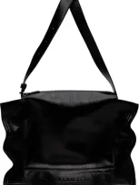 Y/project Black Wire Cabas Tote In Shiny Black