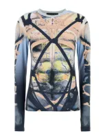 Y/project Bondage Print Long Sleeve Top-xl Nd Y Project Female In Multi