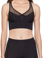 Yasmine Eslami Black Lou Yoga Sport Bra