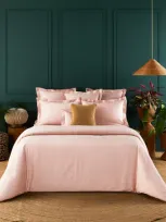 Yves Delorme Triomphe Super King Flat Sheet In Pink