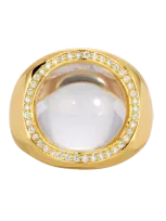 Zepplin The Label Clara Ring In Gold