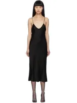 Saint Laurent Mittellanges Camisole-kleid In Black