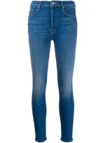 Mother Super Stunner Ankle Jeans In Blue