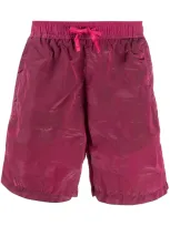 Stone Island Shadow Project Shell Swim Shorts In Pink