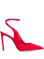 Schutz Scarpin Slingback Pumps In Red