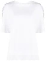 Simone Rocha Broderie Trim T-shirt In White