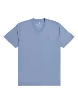 Psycho Bunny Classic V-neck Shirt In Lapis Blue