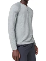 Faherty Cloud Henley In Gray