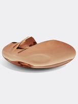 Zaha Hadid Design Serenity Stainless Steel Platter In Rose Gold