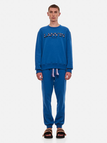 Lanvin Curb Blue Cotton Sweatpants