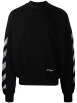 Off-white Scribble Diag Print Sweatshirt In Black