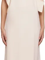 Totême Draped Viscose Cami Dress In Beige