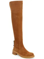 See By Chloé Bonni Suede Over-the-knee Boots In Brown