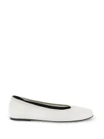 Loulou Studio Frano Ballet Flats In White