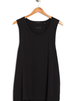 Atm Anthony Thomas Melillo Lightweight Jersey Tank Top In Blak